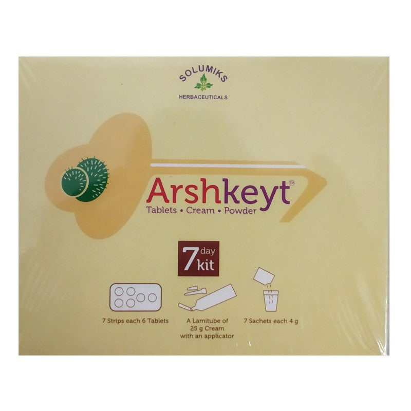 Arshkeyt Kit - Tablets. Cream, Powder -  Solumiks - Medizzo.com