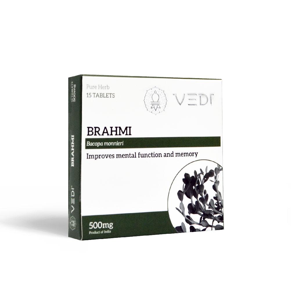 Brahmi Tablets - 15Tablets -  Vedi Herbals - Medizzo.com