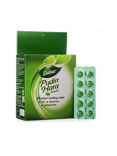 Pudin hara capsules - 10Capsules -  Dabur - Medizzo.com