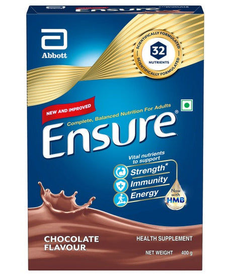 Ensure Nutritional Powder Chocolate Flavour 400gm - Refill Pack