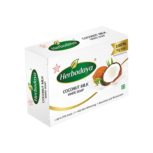 Herbodaya Coconut Milk Soap 75gm -  Herbodaya - Medizzo.com