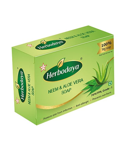 Herbodaya Neem Aloevera Soap 75g -  Herbodaya - Medizzo.com