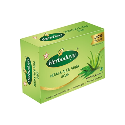 Herbodaya Neem Aloevera Soap 75g -  Herbodaya - Medizzo.com