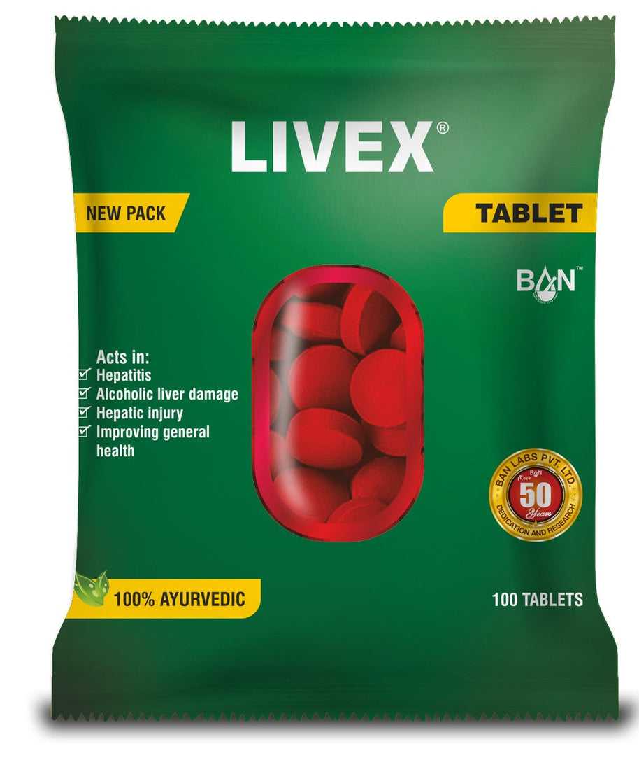 Livex Tablet - 100Tablets -  Banlabs - Medizzo.com