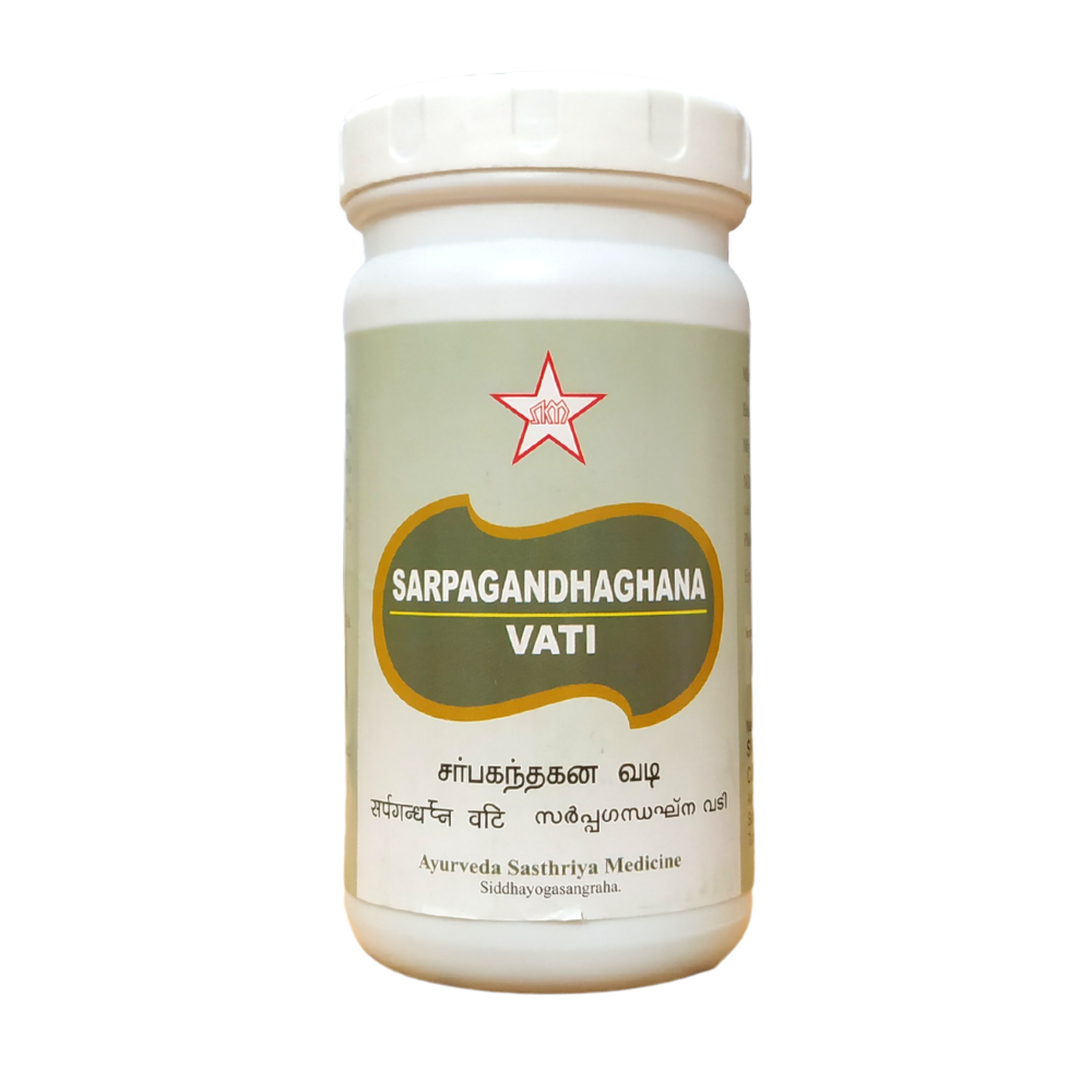 Sarpagandhan Vati Tablets - 100Tablets -  SKM - Medizzo.com