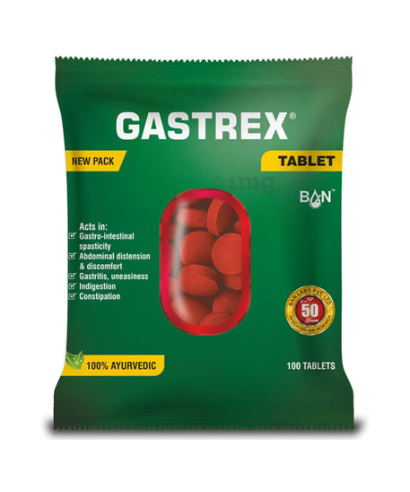 Gastrex Tablets - 100Tablets -  Banlabs - Medizzo.com