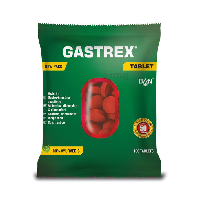 Gastrex Tablets - 100Tablets -  Banlabs - Medizzo.com